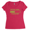 sarcasm loading funny computer tech gee Women's Triblend Scoop T-shirt