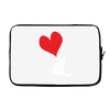 bird love heart animal graph note music party pop art gift Laptop sleeve