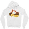dig deep gold rush Zipper Hoodie