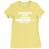 sarcasm now loading Ladies Fitted T-Shirt