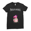 Pregosaurus Girl Ladies Fitted T-Shirt