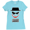 i am the one who laughs Ladies Fitted T-Shirt