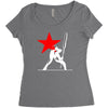 he clash inspired long sleeve Women's Triblend Scoop T-shirt