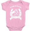 personalised pony horse and rider Baby Onesie