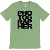 photographer camera photography modern text photos scrapbook geek t sh T-Shirt