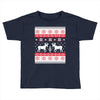 reindeer christmas ugly sweater Toddler T-shirt