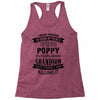 Super Cool Poppy Of A Freaking Awesome Grandson Racerback Tank