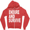 endure survive Zipper Hoodie