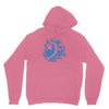 bass clef in blue Unisex Hoodie