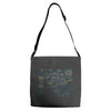 ascii night Adjustable Strap Totes