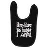 hip hop is how i live Baby Bibs