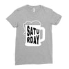 Saturday Beer Ladies Fitted T-Shirt