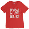 horror movie addict V-Neck Tee