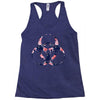 floral hazard Racerback Tank