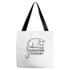 awesome possum Tote Bags