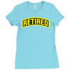 retired Ladies Fitted T-Shirt
