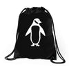 penguin funny Drawstring Bags