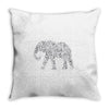 elephant filled5 cool Throw Pillow