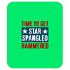 star spangled hammered Mousepad