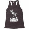 casual friday Racerback Tank