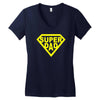 super dad Women's V-Neck T-Shirt