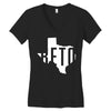 Beto Texas Map Women's V-Neck T-Shirt