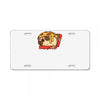 pizza pug License Plate