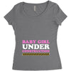 Baby Girl Under Construction Women's Triblend Scoop T-shirt