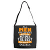 all men are created equal but only the best are born in october Adjustable Strap Totes