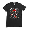 boxer christmas Ladies Fitted T-Shirt