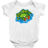 sticky wheelz Baby Onesie