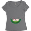 Two Peas In a Pod Twin Babies Women's Triblend Scoop T-shirt