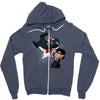 too slow cap Zipper Hoodie