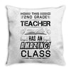 This 2 ND Grade Teacher Has An Amazing! Class Throw Pillow