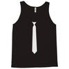 skinny white tie Tank Top