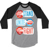 Women's March Stand Unite Fight 3/4 Sleeve Shirt