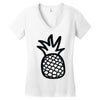 pineapple Women's V-Neck T-Shirt