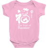 the lunar year of rooster Baby Onesie