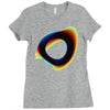 orbital wonky style Ladies Fitted T-Shirt