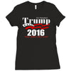 trump for president election 2016 Ladies Fitted T-Shirt