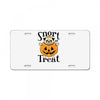 halloween pug License Plate