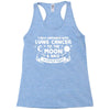 I Love Someone with Lung Cancer to The Moon and Back to Infinity Racerback Tank