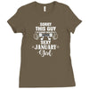 sorry this guy is already taken by a super sexy  january girl Ladies Fitted T-Shirt