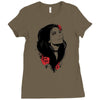 girl roses Ladies Fitted T-Shirt