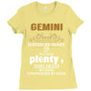 Gemini Hated By Many Wanted By Plenty Disliked By Some Confronted By N Ladies Fitted T-Shirt
