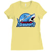 amity island sharks Ladies Fitted T-Shirt