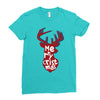 merry cristmas Ladies Fitted T-Shirt