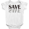 save black Baby Bodysuit