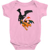 dragon duel collide Baby Bodysuit