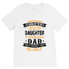 Super Cool Daughter Of A Freaking Awesome Dad V-Neck Tee